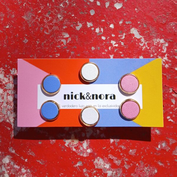 Pendientes MiniCircle Pack Rosa